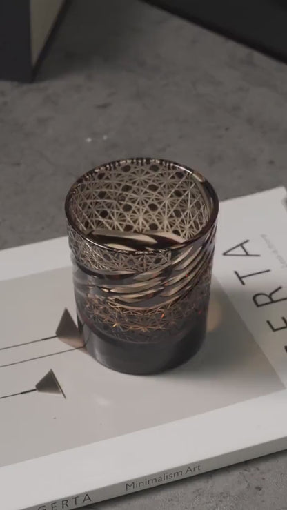 Vitraelle Hand Cut Flowing Whisky Glass video 1