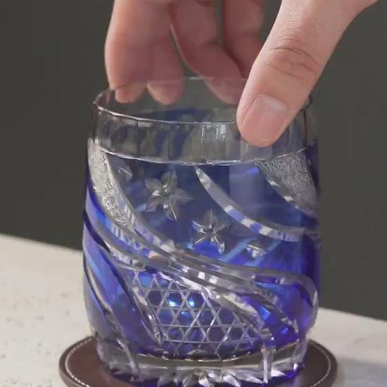 Vitraelle Ocean Wave Crystal Whisky Glass video 1