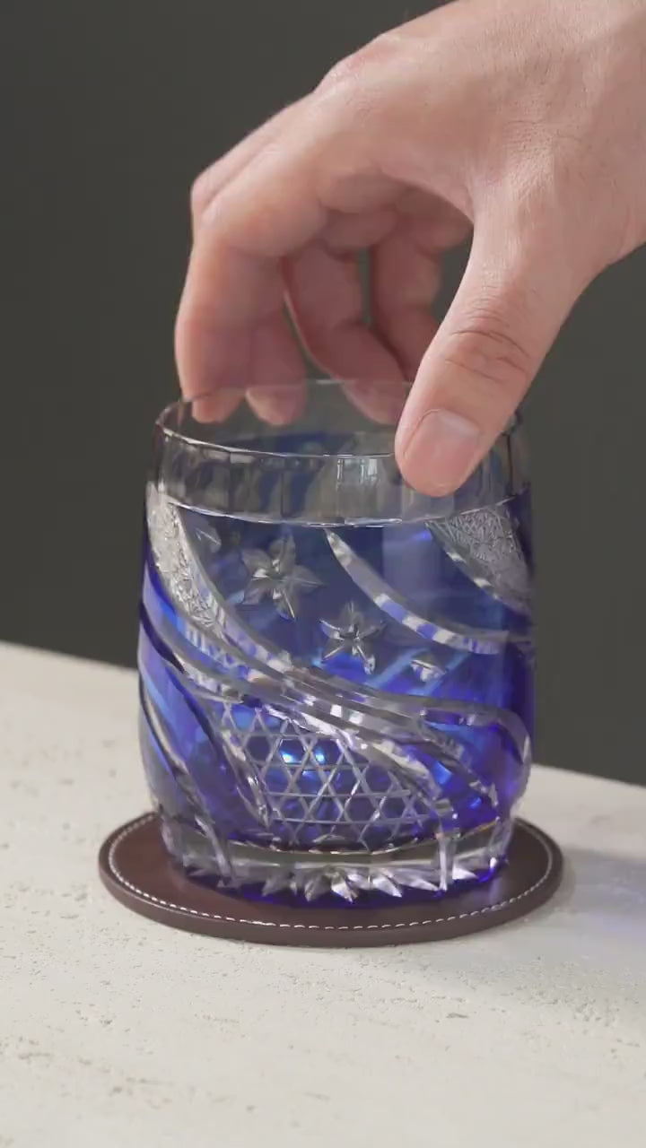 Vitraelle Ocean Wave Crystal Whisky Glass video 1