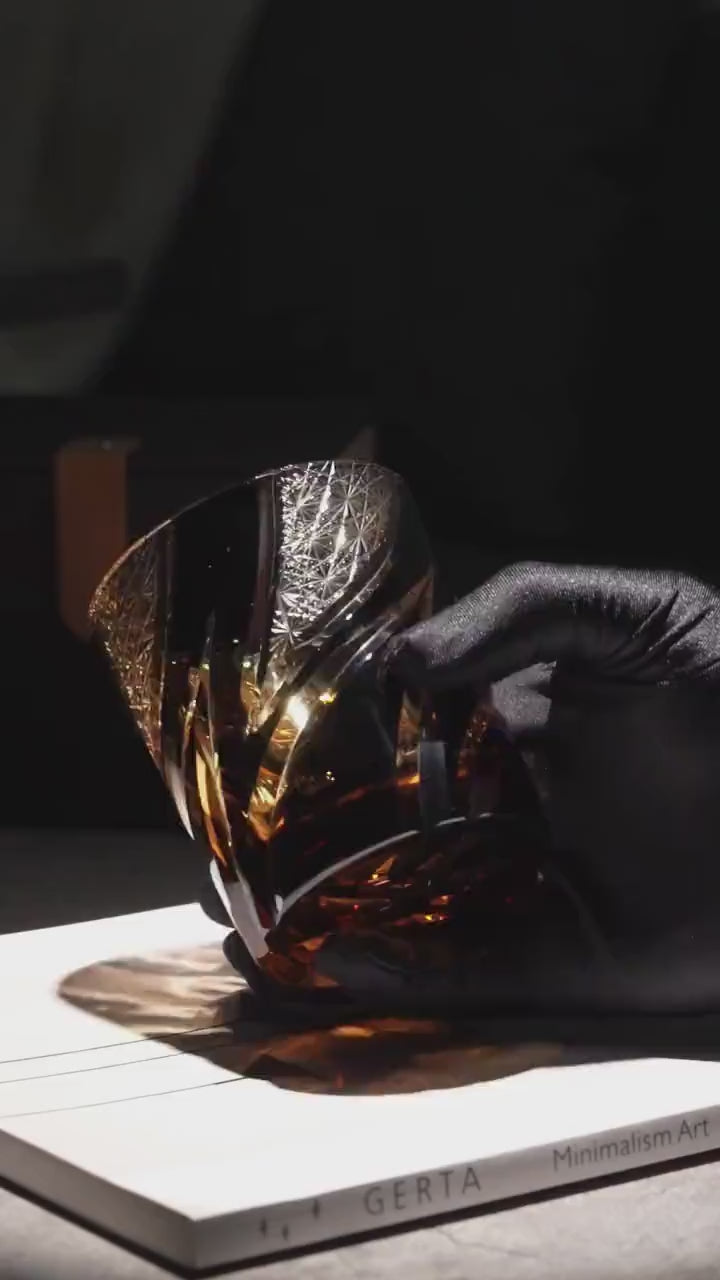 Vitraelle Flame Whiskey Glass video 1