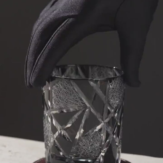 Vitraelle Vintage Lightning Black Whiskey Glass video 1