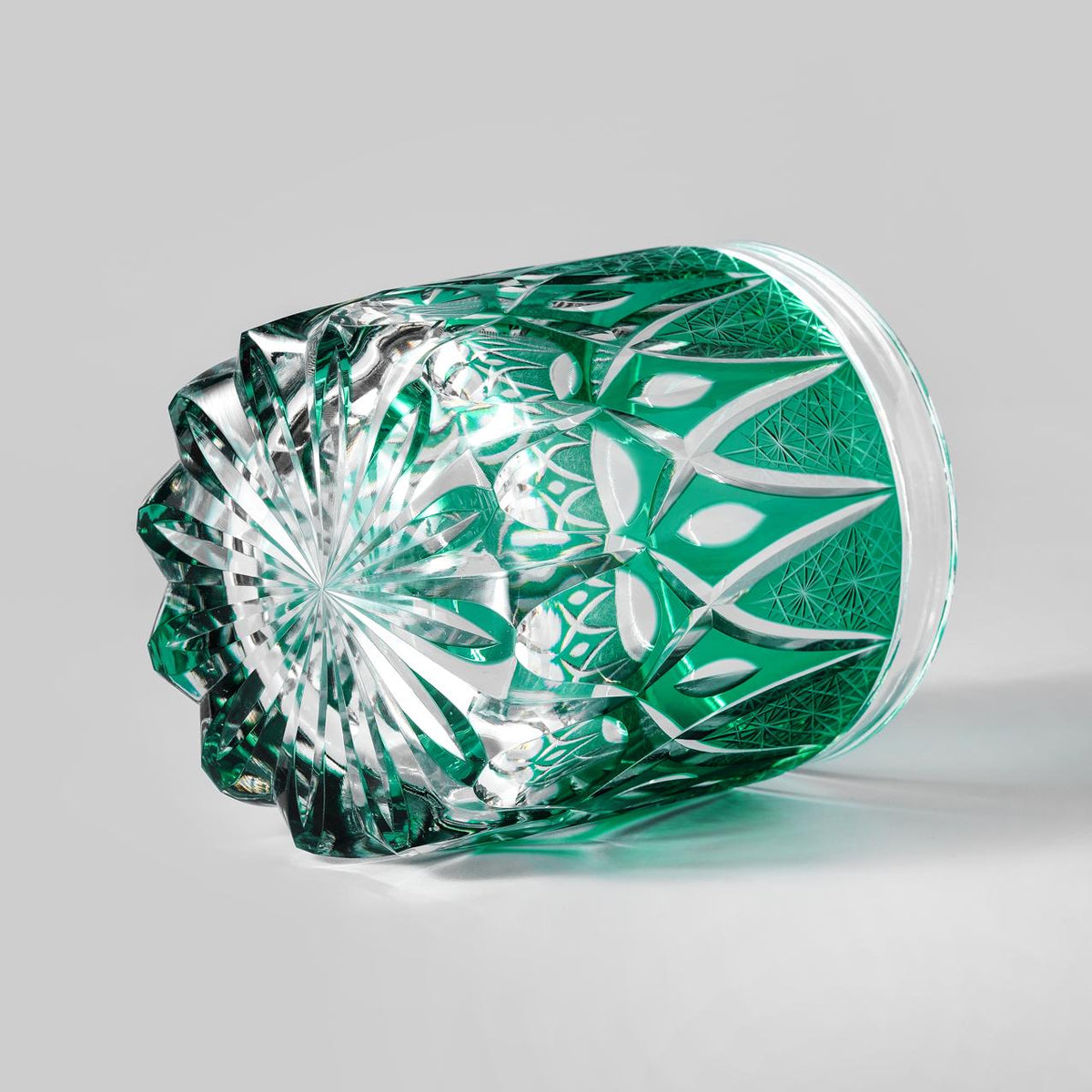 lovecove Retro Green Bamboo Whiskey Glass image 3