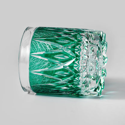 lovecove Retro Green Bamboo Whiskey Glass image 5