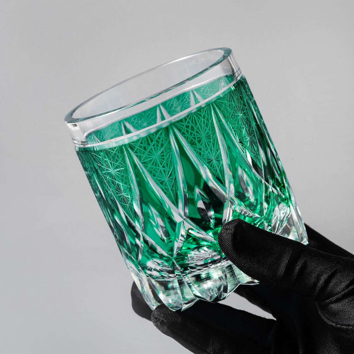lovecove Retro Green Bamboo Whiskey Glass image 6