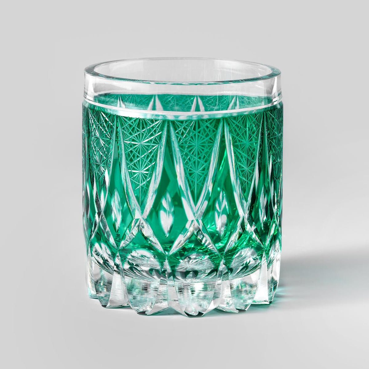 lovecove Retro Green Bamboo Whiskey Glass image 8
