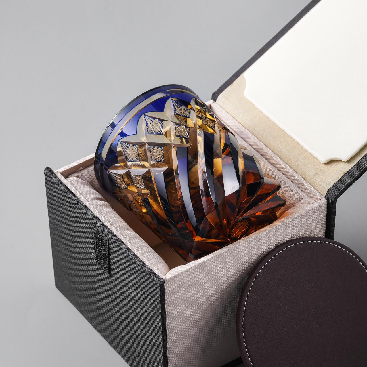 lovecove Satsuma Kiriko Luxury Whiskey Glass image 1