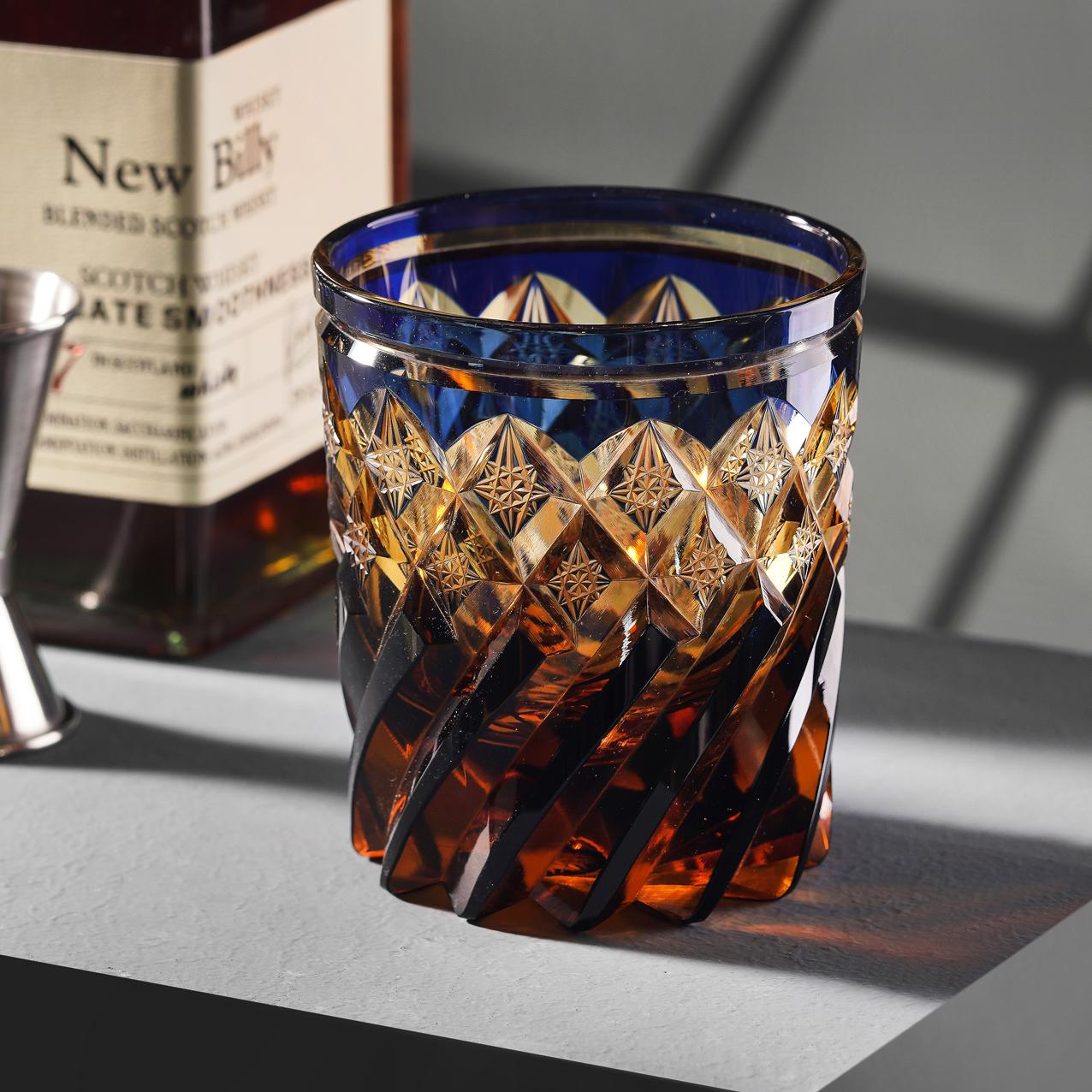 lovecove Satsuma Kiriko Luxury Whiskey Glass image 3