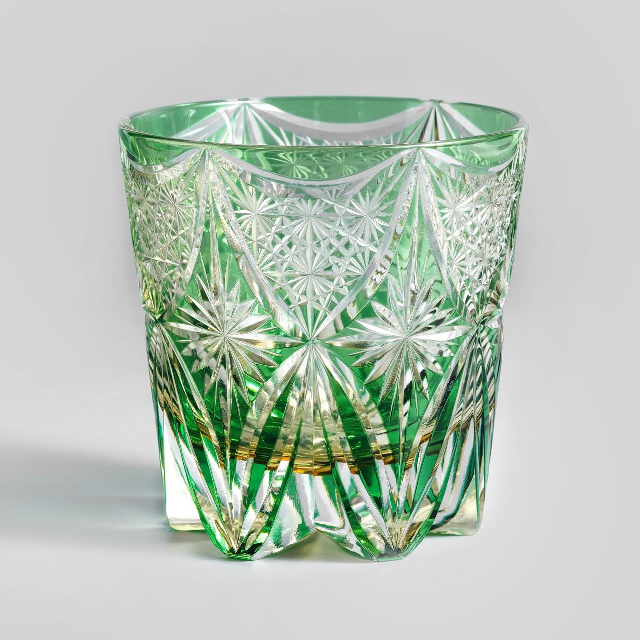 Vitraelle Vintage-Cut Kiriko Bourbon Crystal Glass image 5