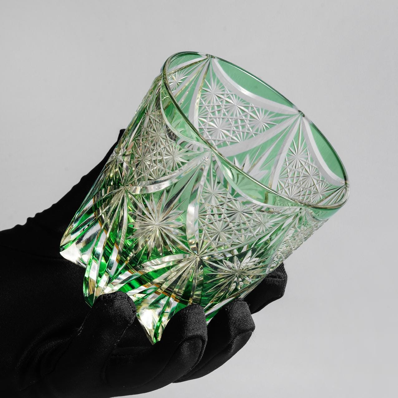 Vitraelle Vintage-Cut Kiriko Bourbon Crystal Glass image 7