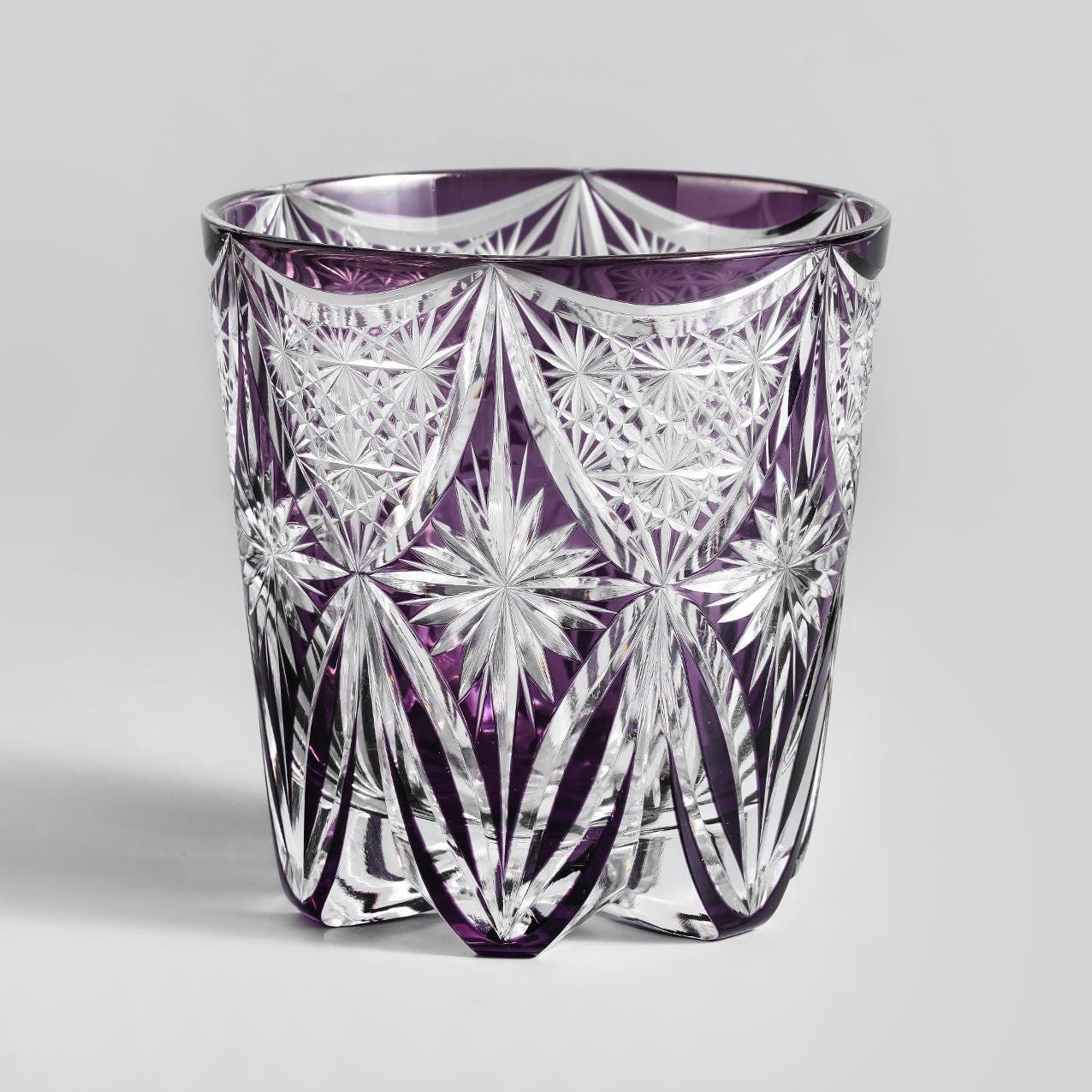 Vitraelle Vintage-Cut Kiriko Bourbon Crystal Glass image 9