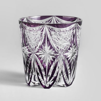 lovecove Vintage-Cut Kiriko Bourbon Crystal Glass image 9