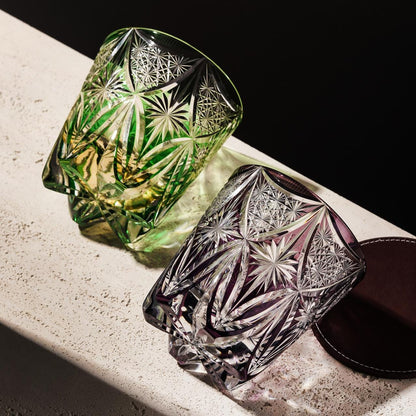 lovecove Vintage-Cut Kiriko Bourbon Crystal Glass image 10