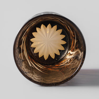 lovecove Vintage Black Crystal Whiskey Glass image 2