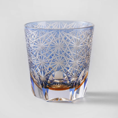 lovecove Vintage Luxury Blue Crystal Whisky Rocks Glass image 7