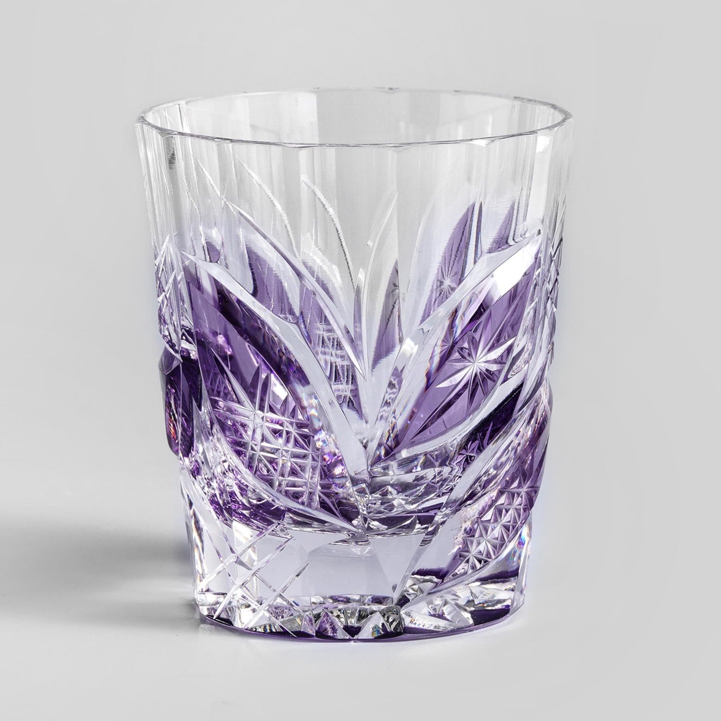 lovecove Vintage Purple Leaf Whiskey Tumbler image 6