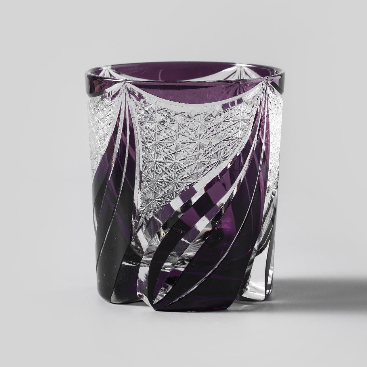 lovecove Vintage Kiriko Blue Flame Whiskey Glass image 10