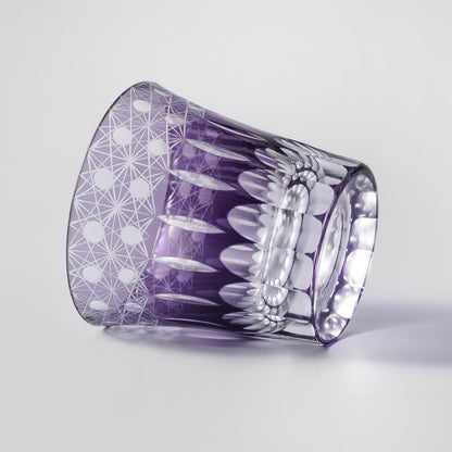 lovecove Vintage Kiriko Bourbon Purple Crystal Whisky Glass image 5