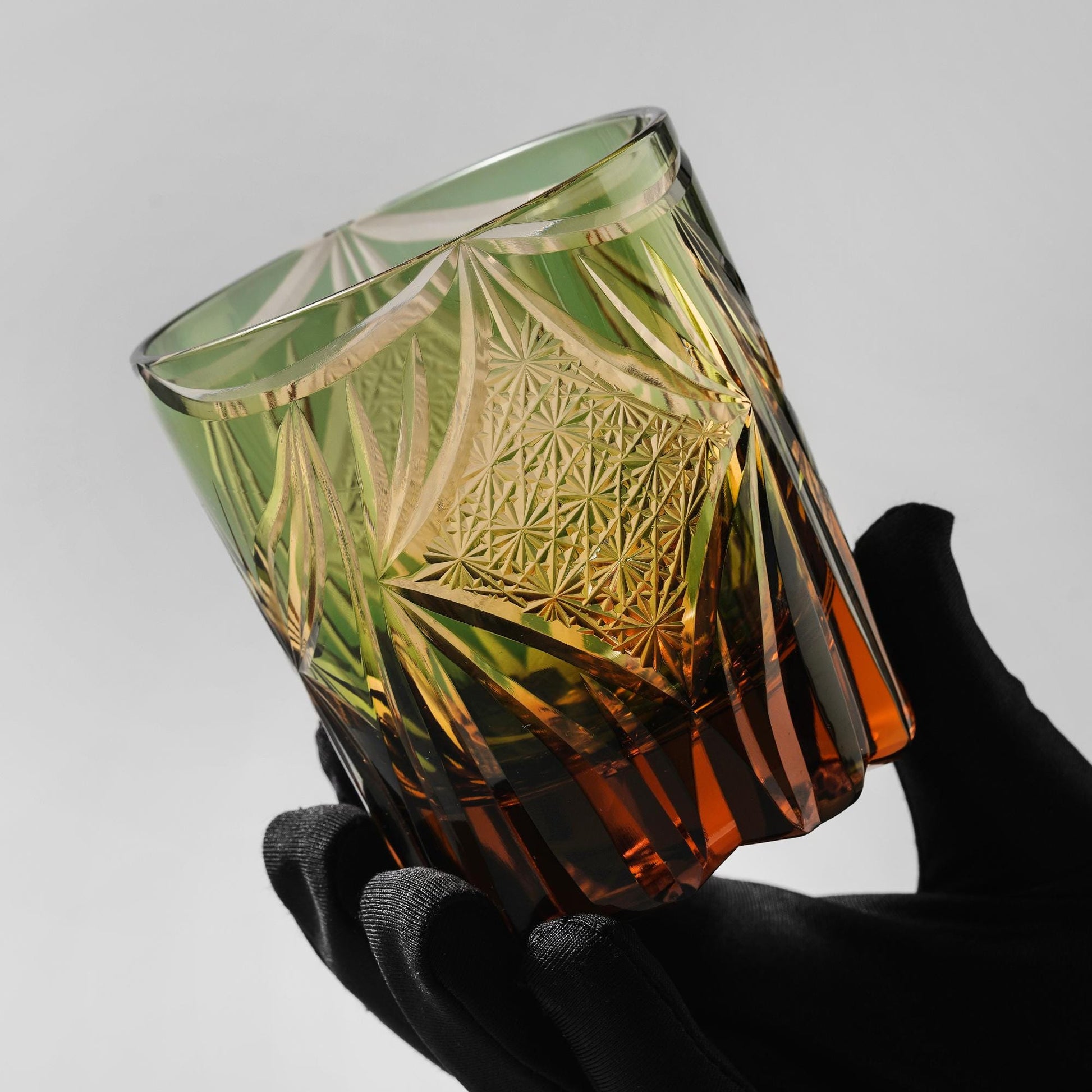 Vitraelle Vintage Kiriko Butterfly Crystal Whisky Glass image 2