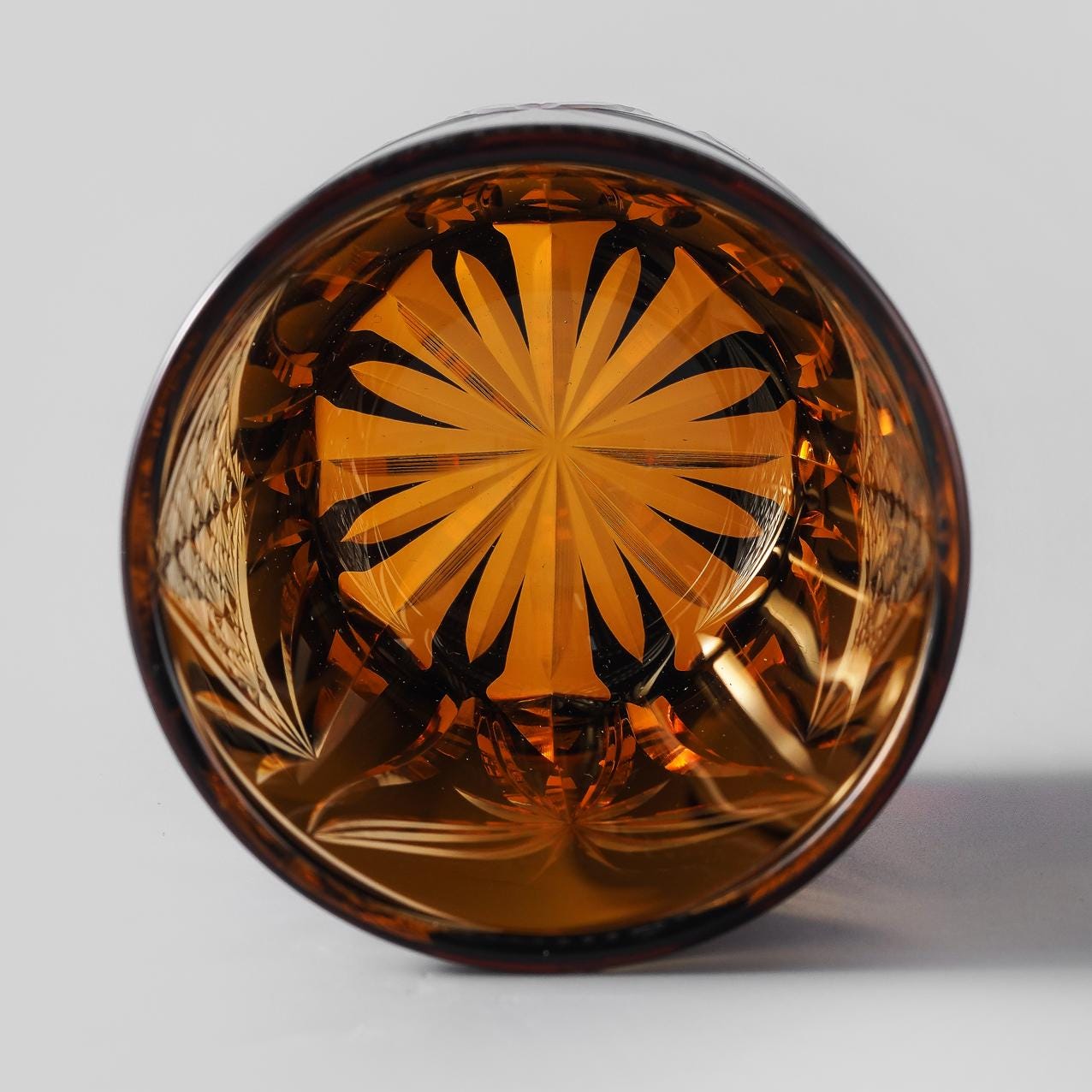 Vitraelle Vintage Kiriko Butterfly Crystal Whisky Glass image 7