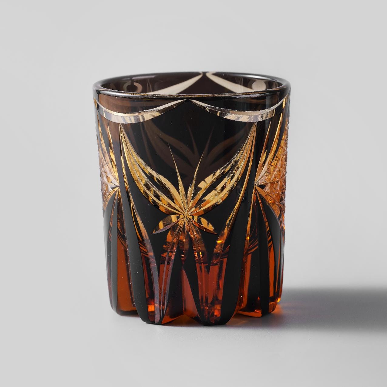 Vitraelle Vintage Kiriko Butterfly Crystal Whisky Glass image 10
