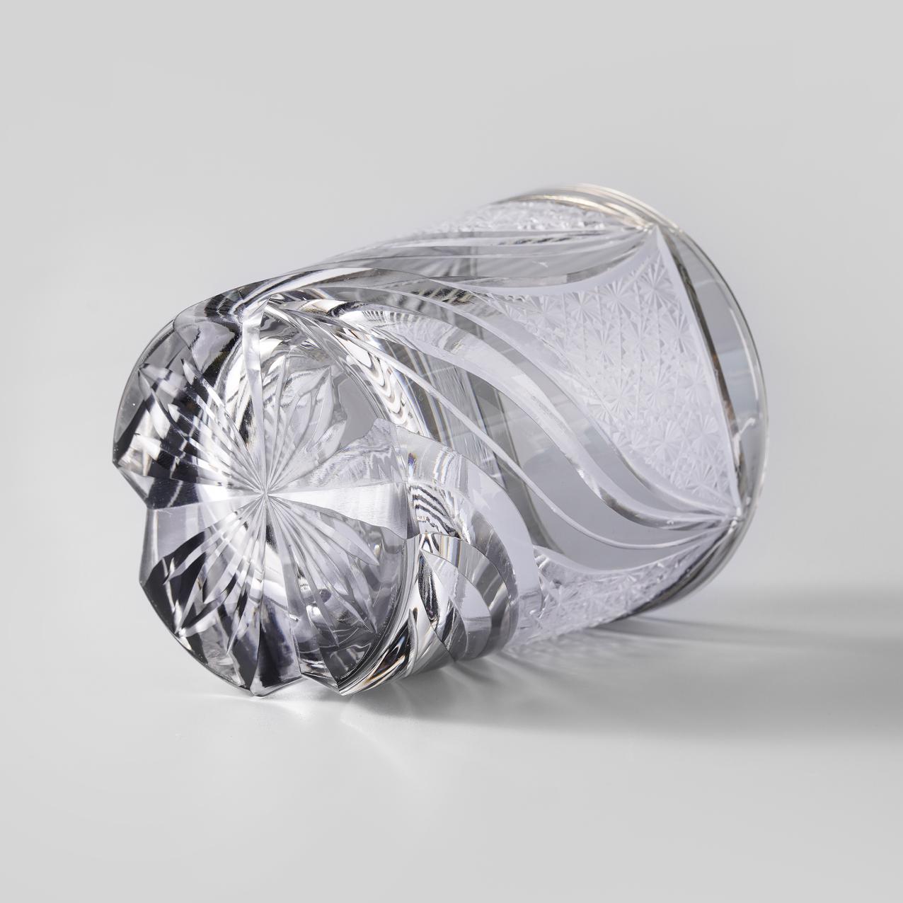 Vitraelle Vintage Kiriko Flame Crystal Whisky Glass image 3