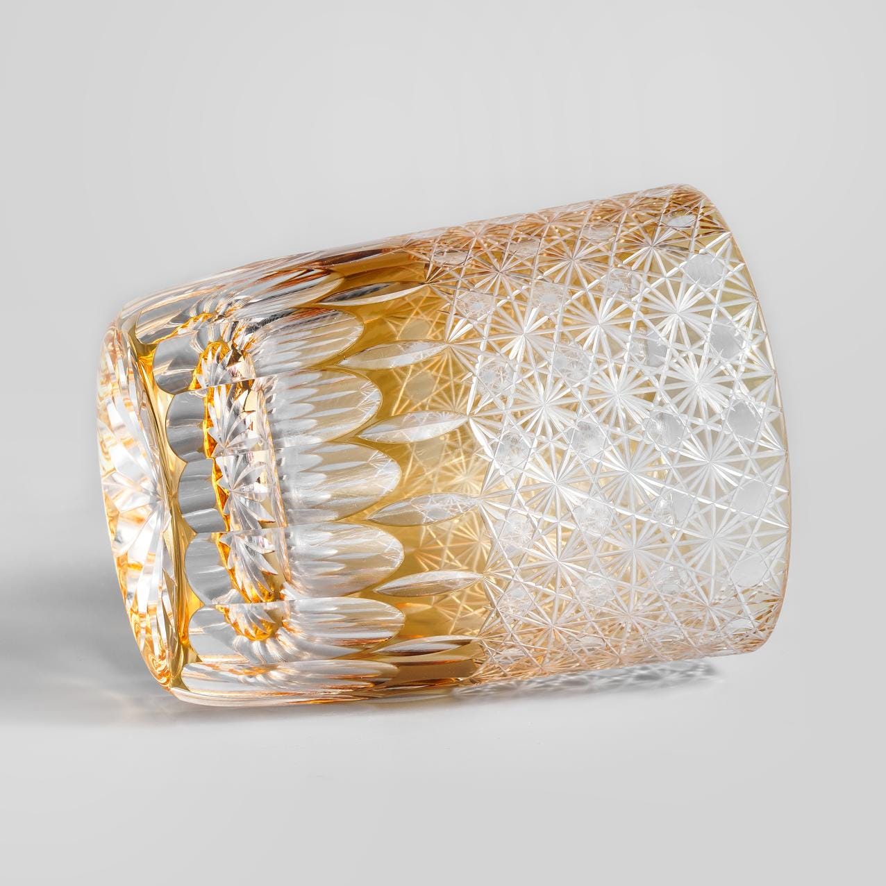 Vitraelle Vintage Kiriko Golden Bourbon Glass image 3