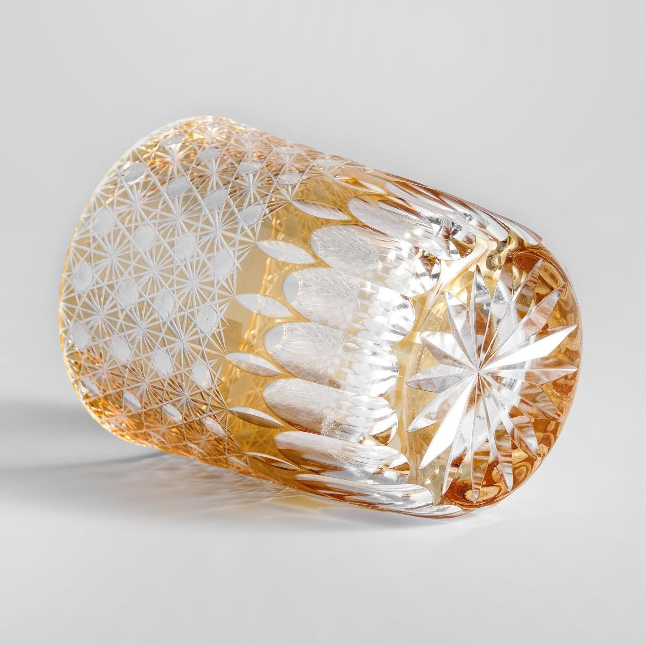 Vitraelle Vintage Kiriko Golden Bourbon Glass image 5