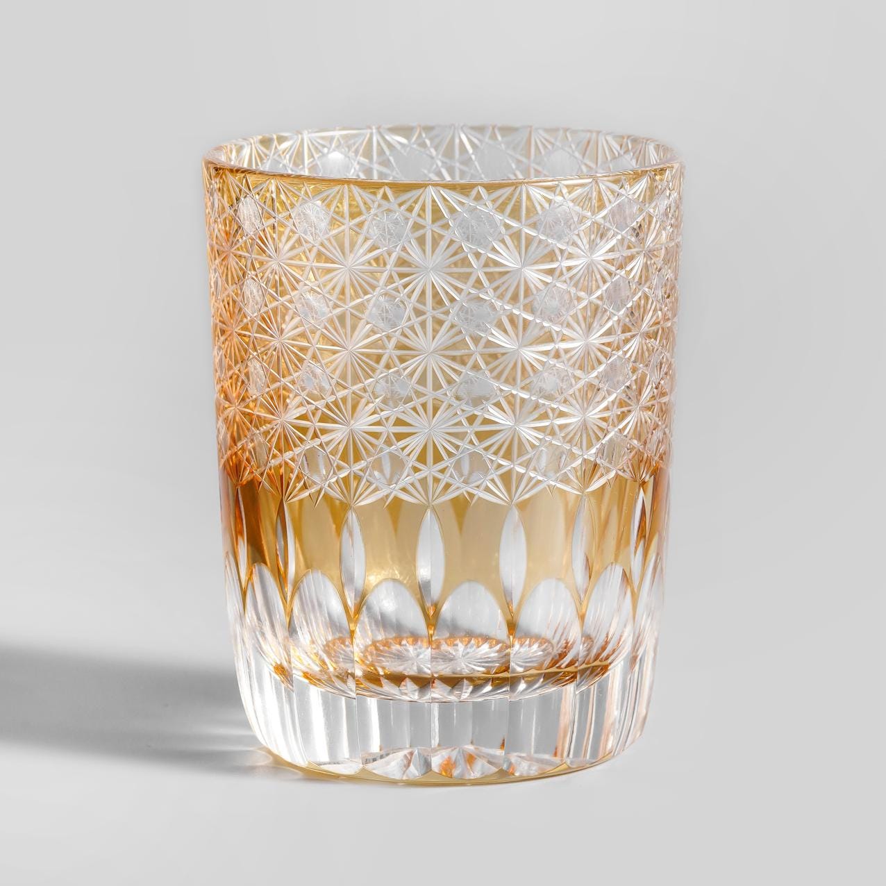 Vitraelle Vintage Kiriko Golden Bourbon Glass image 8