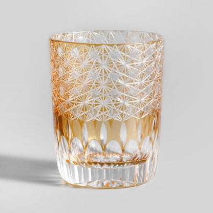 lovecove Vintage Kiriko Golden Bourbon Glass image 8