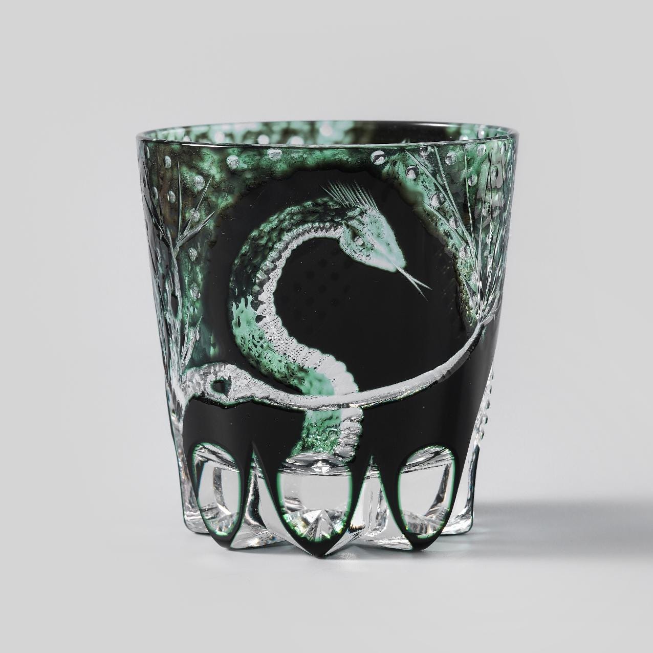 Vitraelle Vintage Kiriko Snake Whiskey Tumbler image 8