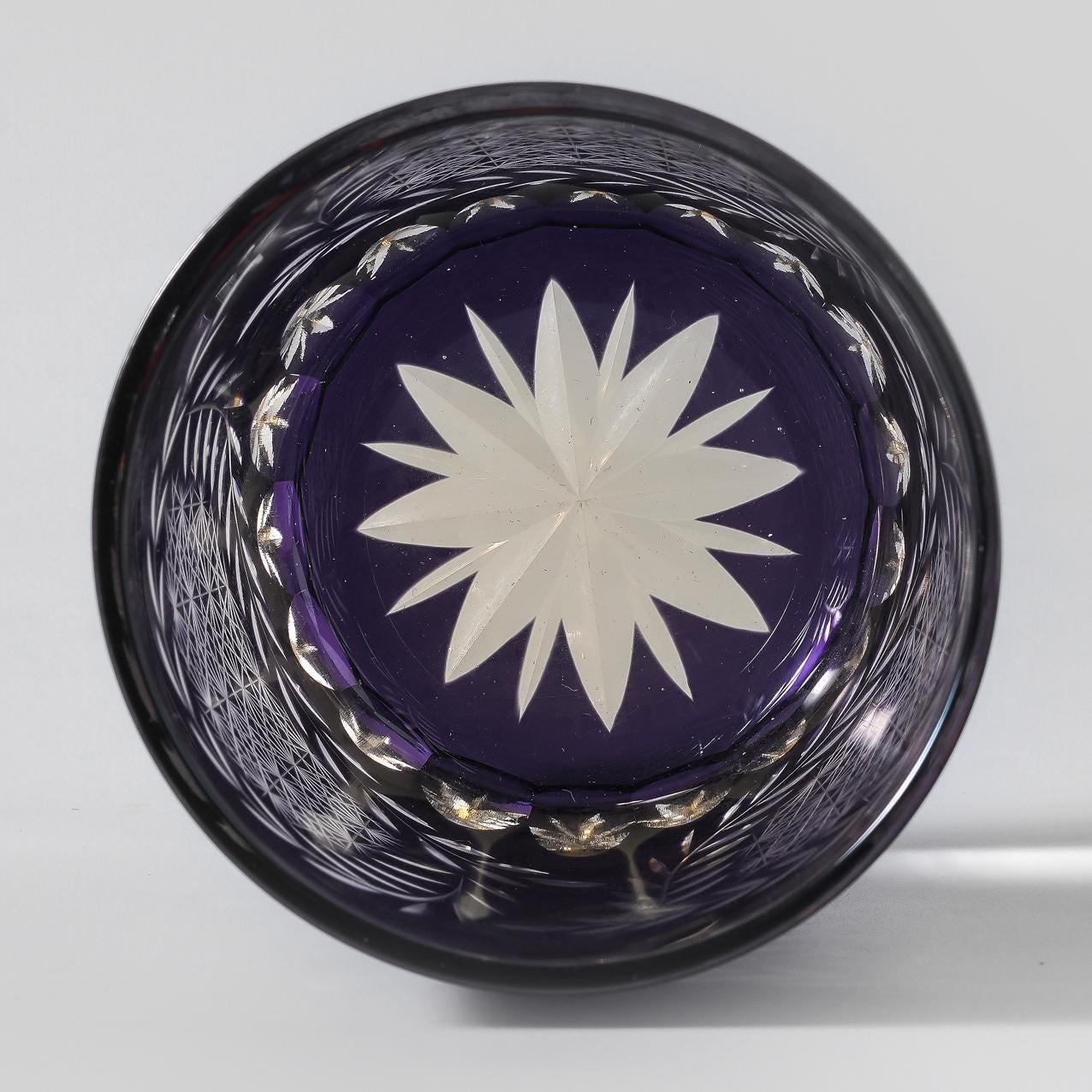 Vitraelle Vintage Kiriko Wisteria Crystal Glass image 4