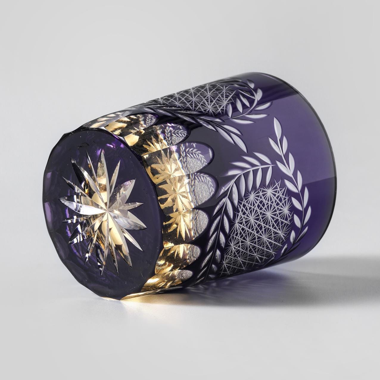 Vitraelle Vintage Kiriko Wisteria Crystal Glass image 7