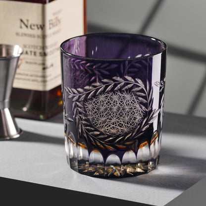 lovecove Vintage Kiriko Wisteria Crystal Glass image 8