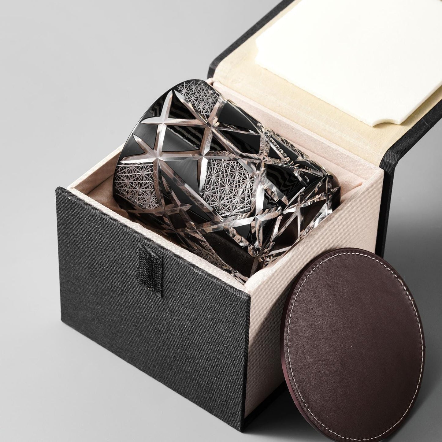 lovecove Vintage Lightning Black Whiskey Glass image 6