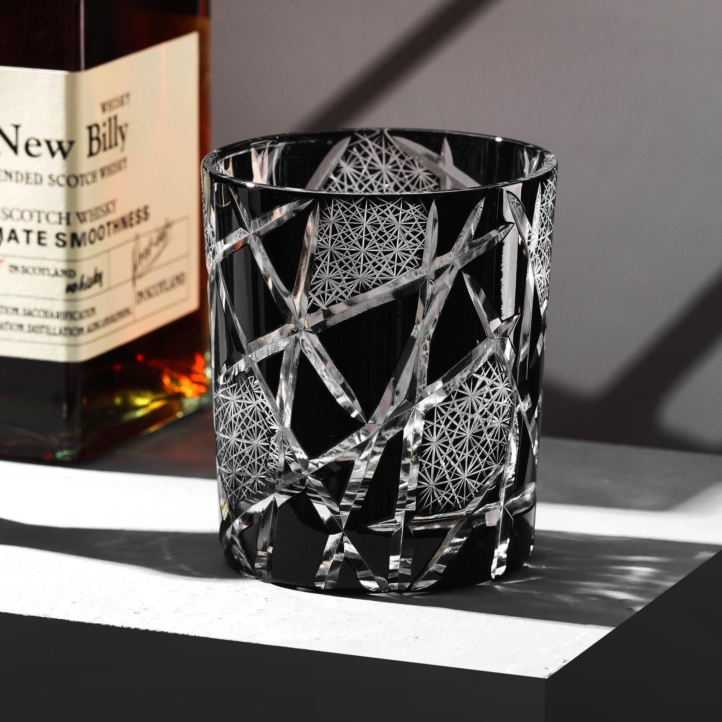 lovecove Vintage Lightning Black Whiskey Glass image 7