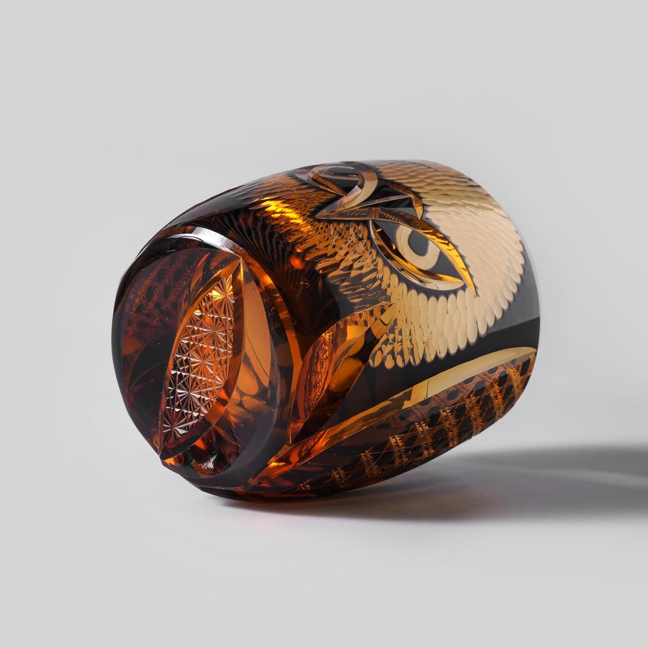 Vitraelle Vintage Owl Whisky Glass image 3