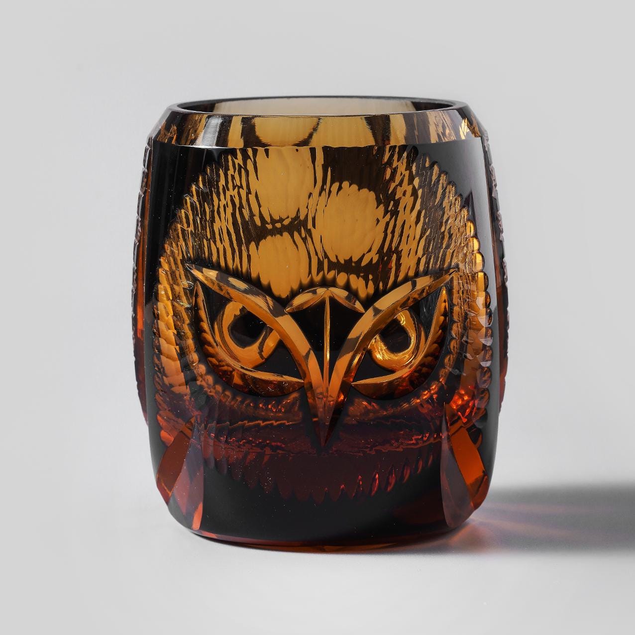Vitraelle Vintage Owl Whisky Glass image 5