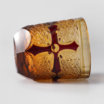lovecove Vintage Scarlet Cross Whiskey Glass image 5