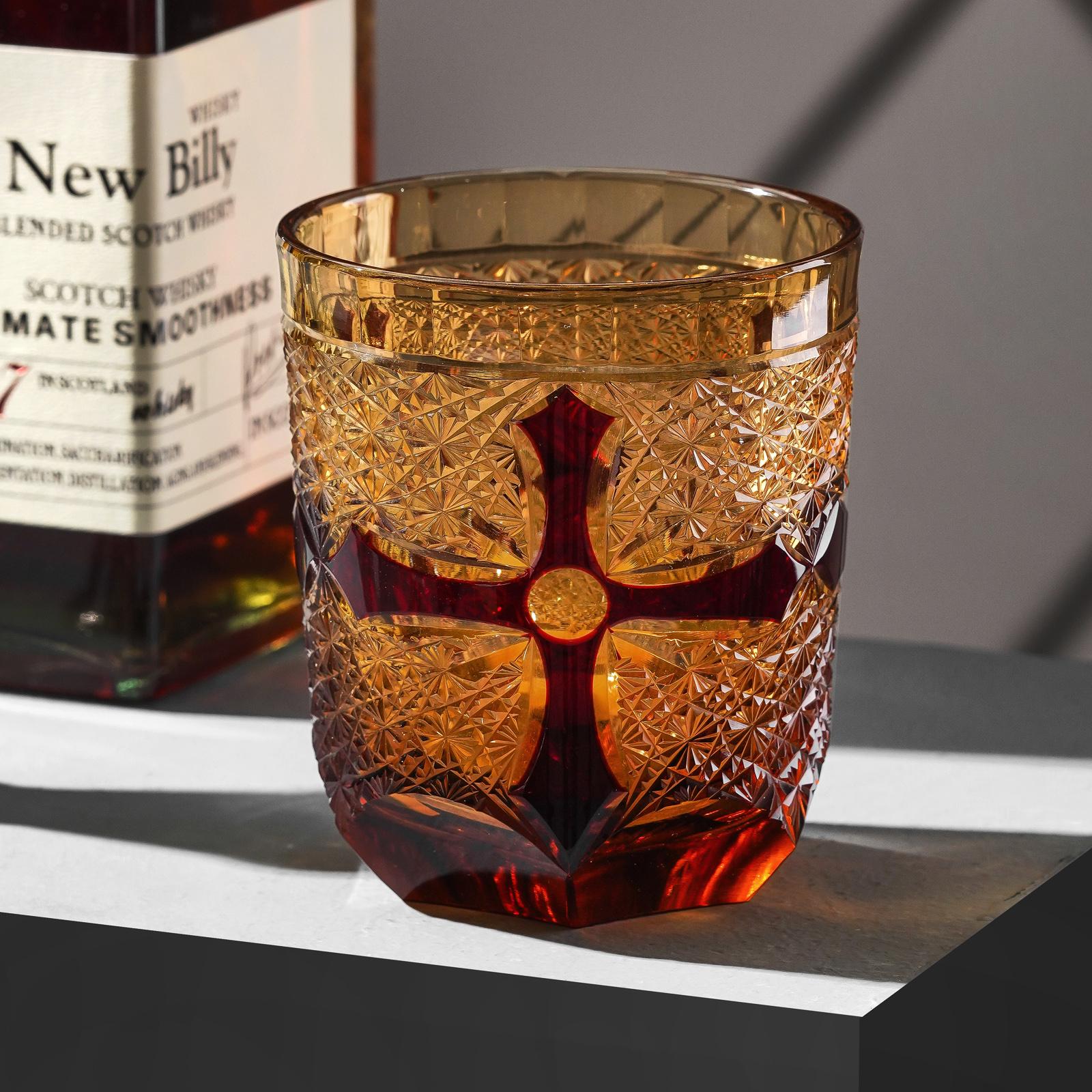 Vitraelle Vintage Scarlet Cross Whiskey Glass image 14